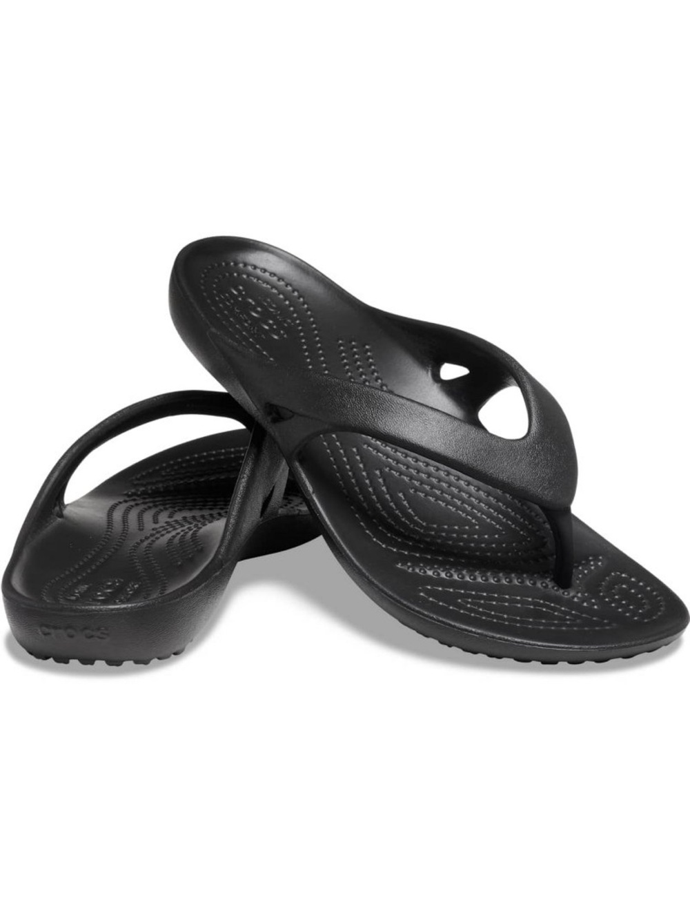 Crocs Women's
Kadee II Flip Flop Summer Sandals,
Black NWOT